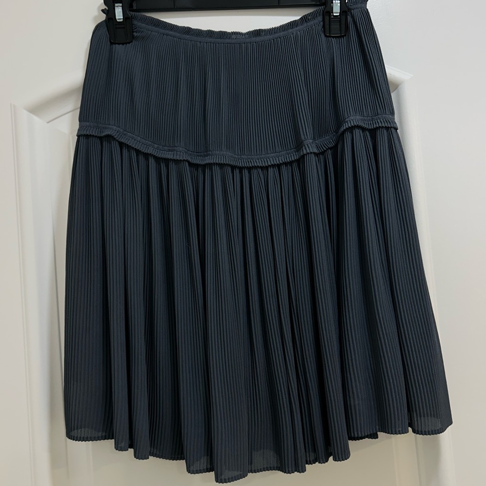 Reiss Pleated A-Line Skirt